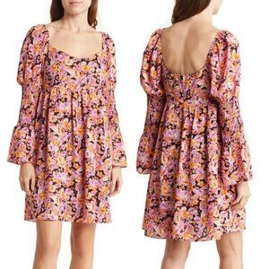 NWT BCBGeneration Long Sleeve Babydoll Dress